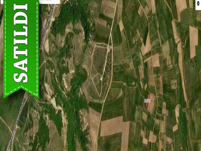 Edirne Merkez Orhaniye Köyünde Satılık Tarla , 1,642 m2 Müstakil 