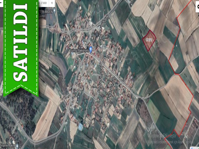 Tekirdağ Saray Edirköyde Satılık Arsa , 300 M2 Mahalleye Yakın Yolu Var