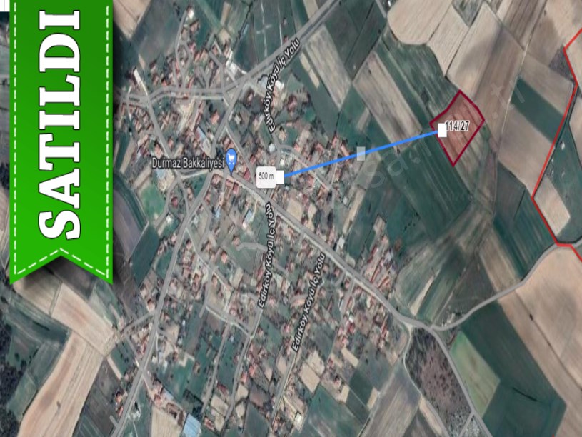 Tekirdağ Saray Edirköyde Satılık Arsa , 300 M2 Mahalleye Yakın Yolu Var