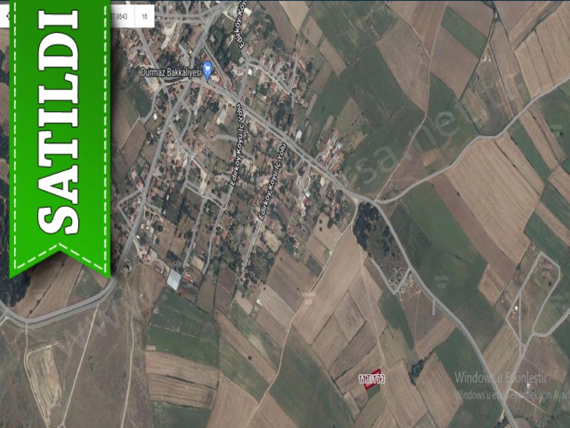 Tekirdağ Saray Edirköyde Satılık Tarla , 1,380 m2 Tek Tapu Bağ Yeri 