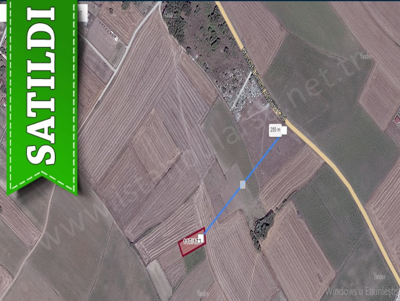 Tekirdağ Saray Edirköyde Satılık Tarla , 1,380 m2 Tek Tapu Bağ Yeri 