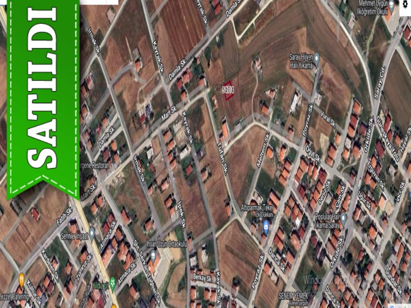 Tekirdağ Saray Yeni Mah. Satılık Arsa , 474 m2 Mahalle İçinde Konut İmarlı