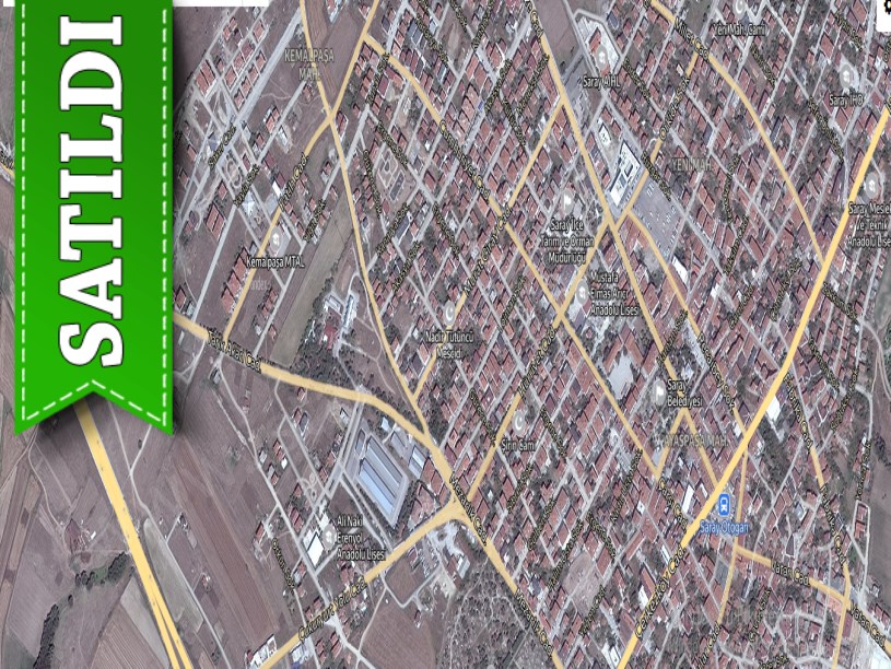 Tekirdağ Saray Kemalpaşa Mah, Satılık Arsa , 712 m2 Cadde Cephe İmarlı 16 Dairelik 