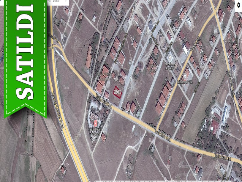 Tekirdağ Saray Kemalpaşa Mah, Satılık Arsa , 712 m2 Cadde Cephe İmarlı 16 Dairelik 