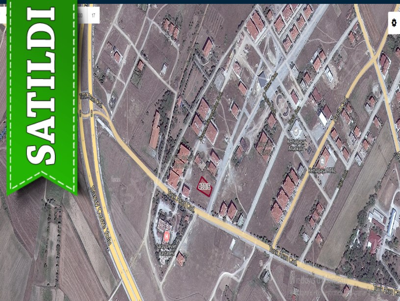 Tekirdağ Saray Kemalpaşa Mah, Satılık Arsa , 712 m2 Cadde Cephe İmarlı 16 Dairelik 