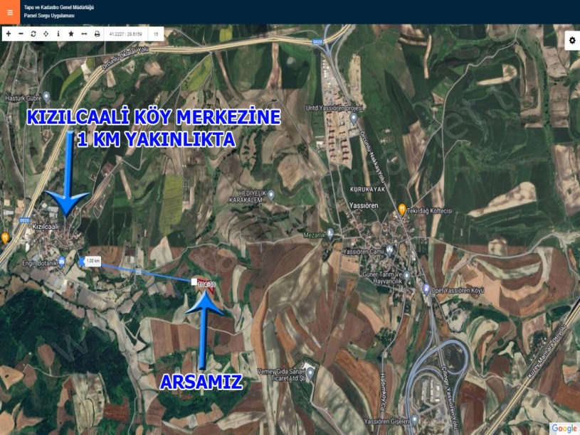 Çatalca da satılık arsa