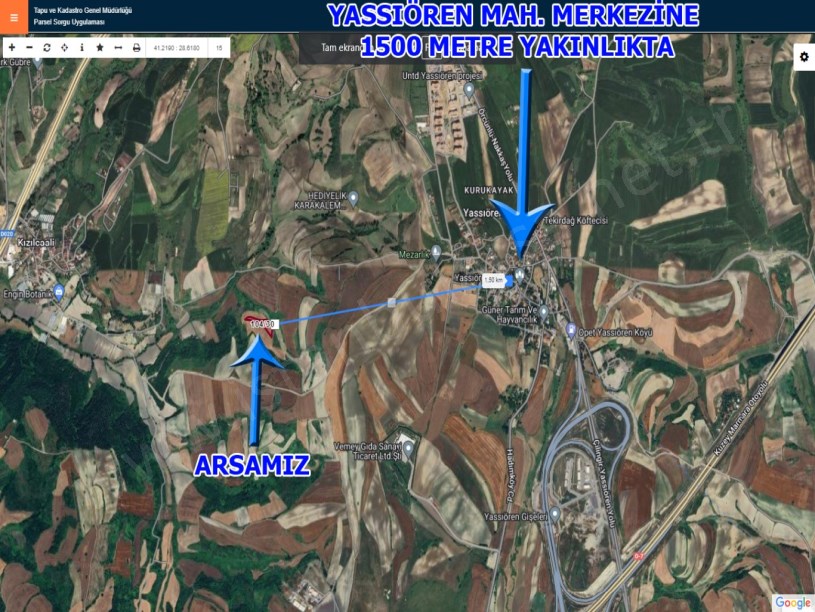 Çatalca da satılık arsa