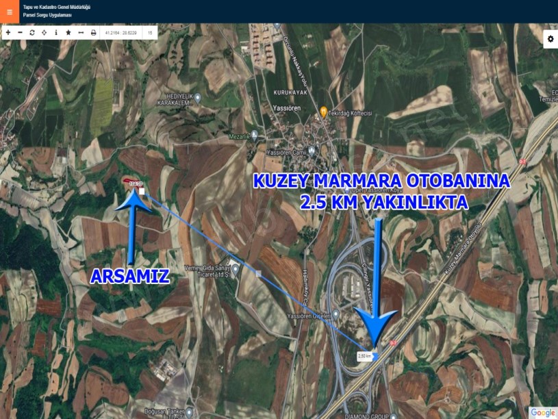 Çatalca da satılık arsa