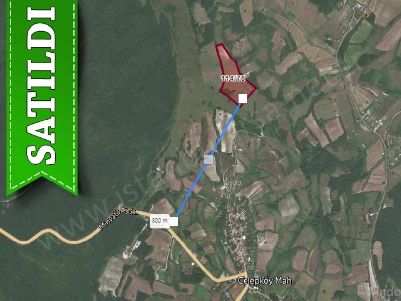 Çatalca Celepköyde Satılık Arsa , 431 M2 Hisseli 