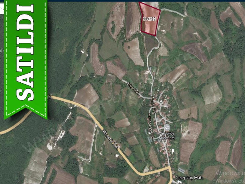 Çatalca Celepköyde Satılık Arsa , 863 M2 Hisseli Yolu Var