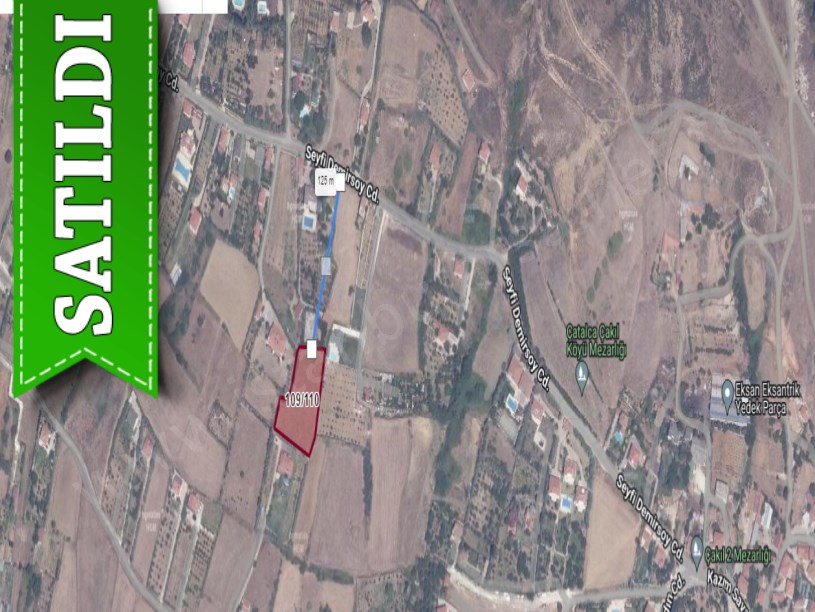 Çatalca Çakılda Satılık Arsa , 262 M2 Merkezde Evlerin Yakını Yolu Var