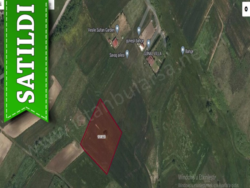 Çatalca Çanakçada Satılık Arsa , 541 M2 Merkezde Evlerin  Yakını 