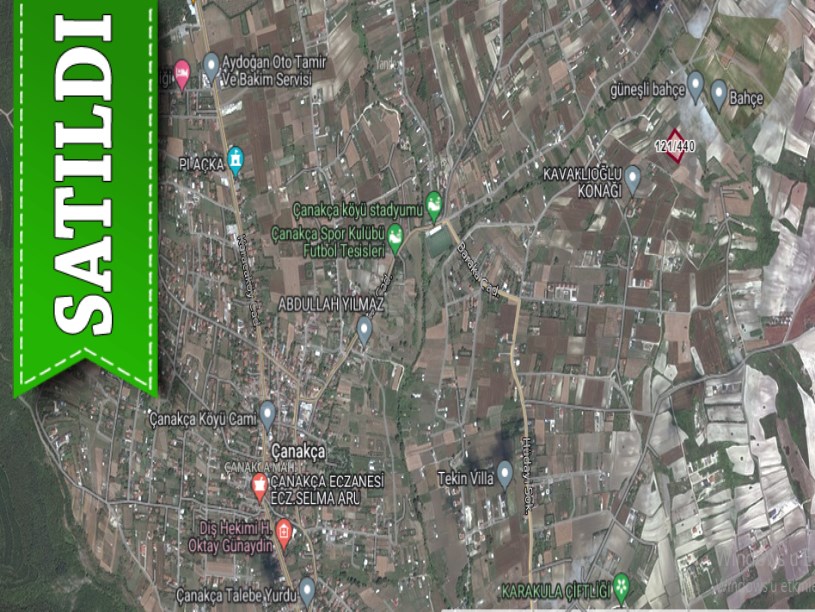 Çatalca Çanakçada Satılık Arsa , 541 M2 Merkezde Evlerin  Yakını 