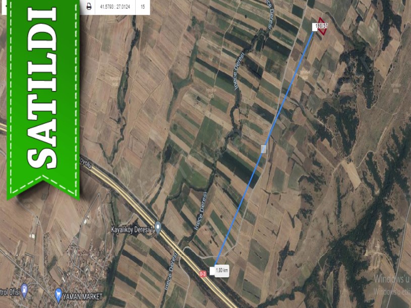 Kırklareli Babaeski Karahalil Köyünde Satılık Arsa , 565 M2 Hisseli 
