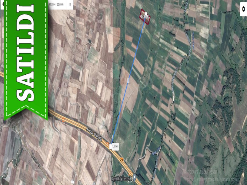 Kırklareli Babaeski Karahalil Köyünde Satılık Arsa , 394 M2 Hisseli 