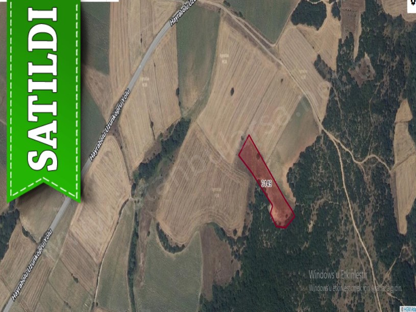 Edirne Uzunköprü Çöpköyde Satılık Arsa , 387 m2 Köye Yakın Yolu Var