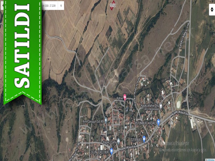 Tekirdağ Süleymanpaşa Kaşıkçı Mah, Satılık Tarla ,1,180 m2 Bağ Tapulu Köy Dibi