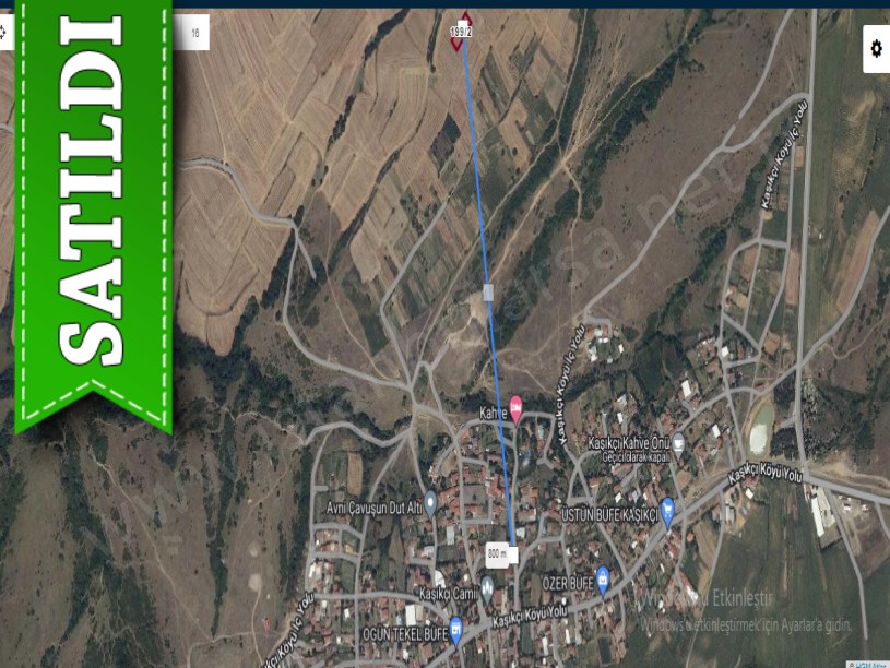Tekirdağ Süleymanpaşa Kaşıkçı Mah, Satılık Tarla ,1,180 m2 Bağ Tapulu Köy Dibi