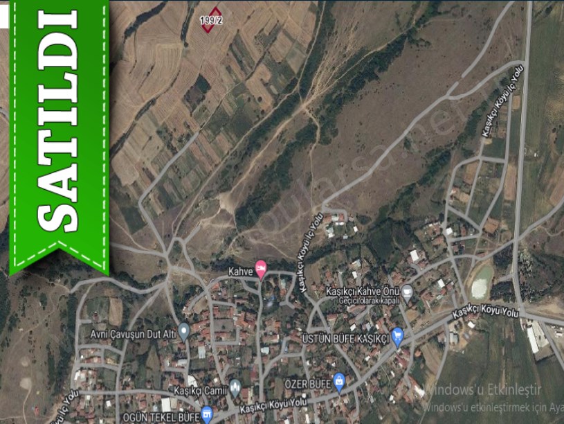 Tekirdağ Süleymanpaşa Kaşıkçı Mah, Satılık Tarla ,1,180 m2 Bağ Tapulu Köy Dibi
