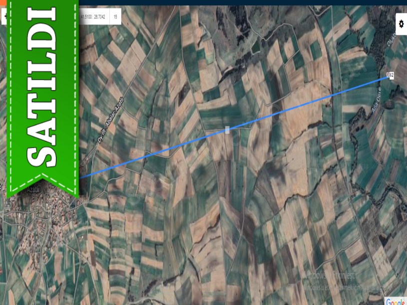 Edirne Havsa Kuzucu Köyü Satılık Tarla , 975 m2 Tek Tapu