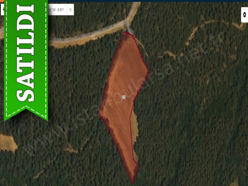 Edirne Keşan Dişbudak Köyü Satılık Arsa , 350 m2 Hisseli Çaplı Yolu Var