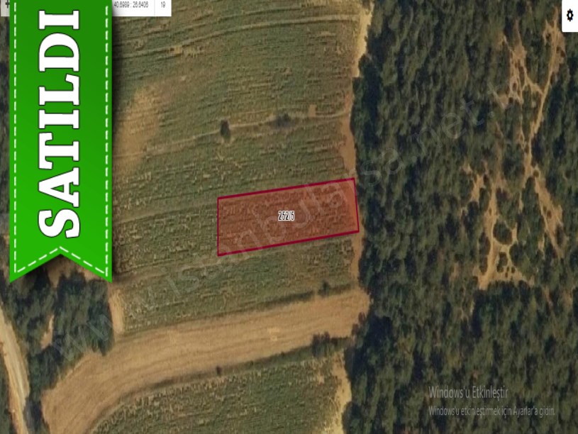 Edirne Keşan Pırnar Köyü Satılık Tarla , 1,122 m2 Müstakil  
