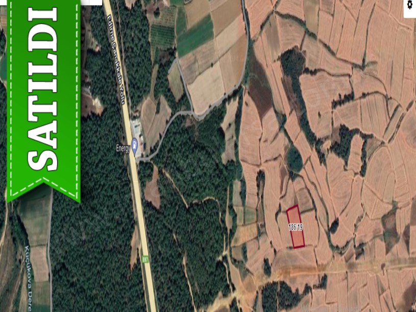 Edirne Keşan Mahmutköy Köyü Satılık Tarla , 6,765 m2 Tek Tapu