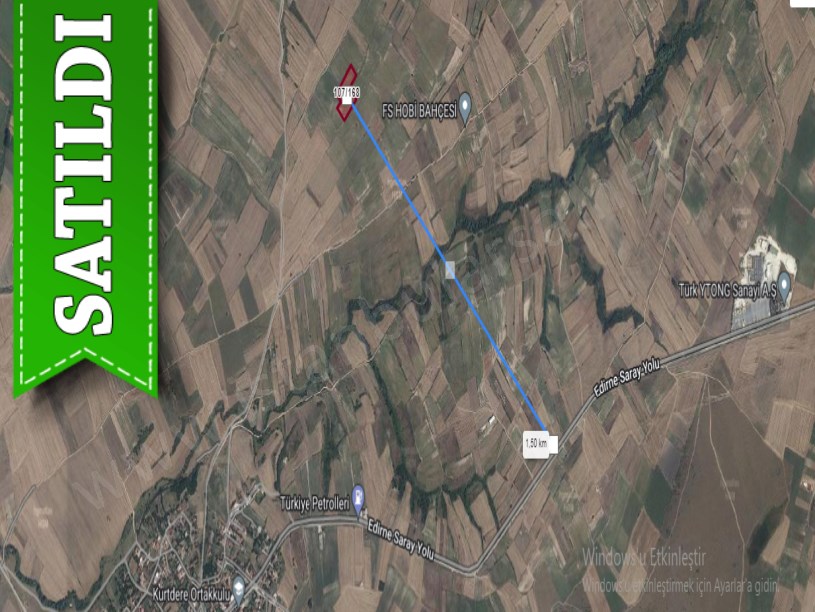 Tekirdağ Saray Kurtderede Satılık Arsa , 1,468 m2 Hisseli 