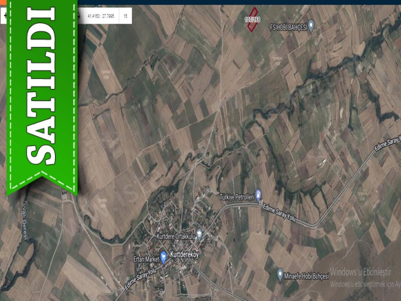 Tekirdağ Saray Kurtderede Satılık Arsa , 1,468 m2 Hisseli 
