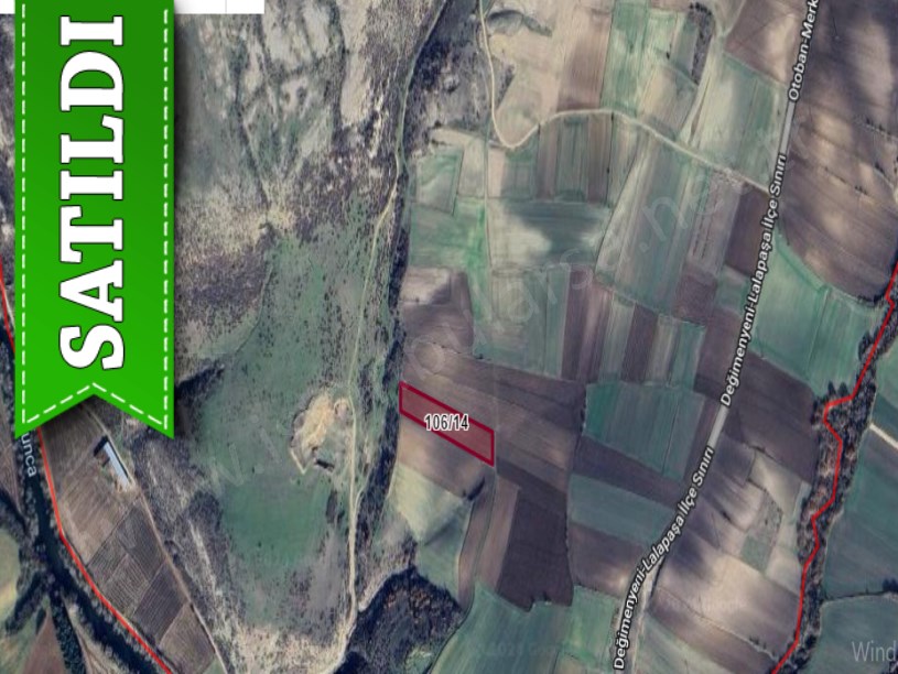 Edirne Merkez Suakacağı Köyü Satılık Arsa , 520 m2 Yolu Var Hisseli