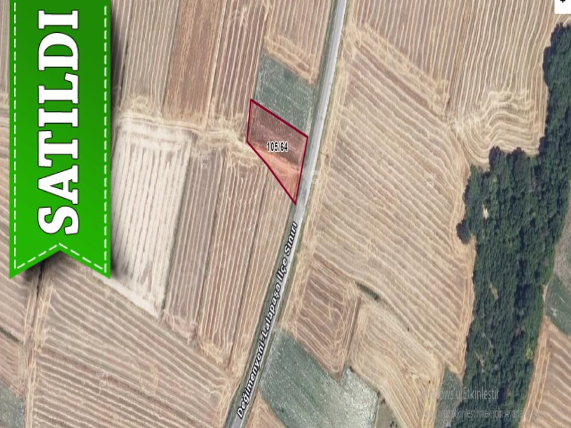 Edirne Merkez Suakacağı Köyü Satılık Arsa , 180 M2 Asfalt Cephe Hisseli