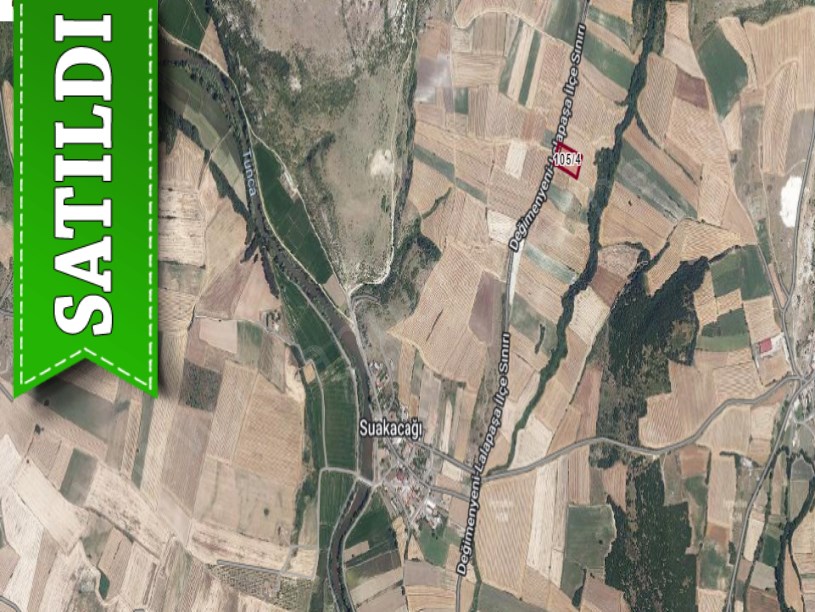 Edirne Merkez Suakacağı Köyü Satılık Arsa , 540 M2 Asfalt Caddeye Cephe Hisseli 