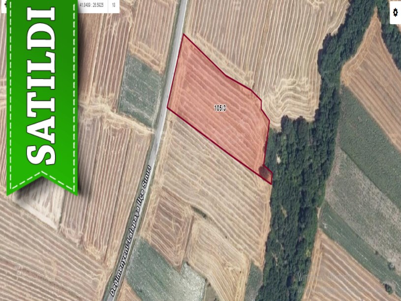Edirne Merkez Suakacağı Köyü Satılık Arsa , 772 M2 Asfalt Caddeye Cephe Hisseli