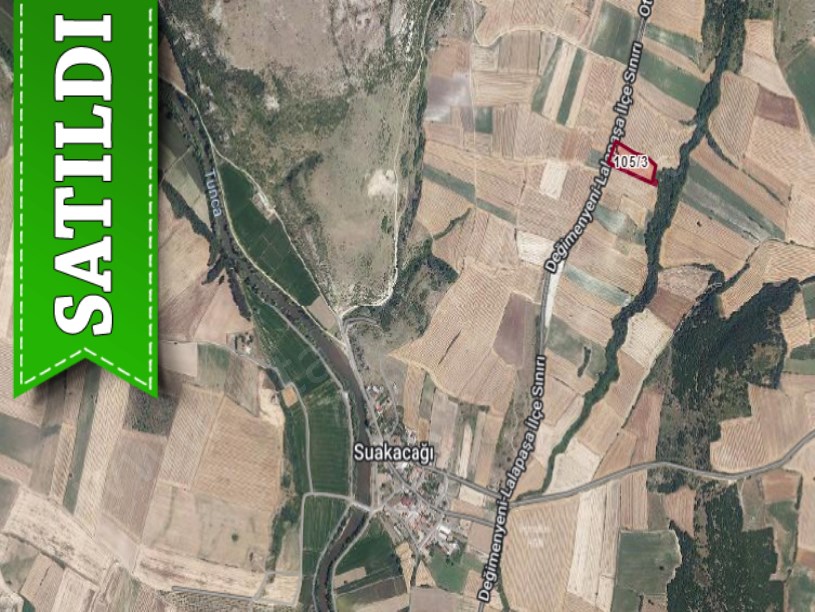Edirne Merkez Suakacağı Köyü Satılık Arsa , 772 M2 Asfalt Caddeye Cephe Hisseli
