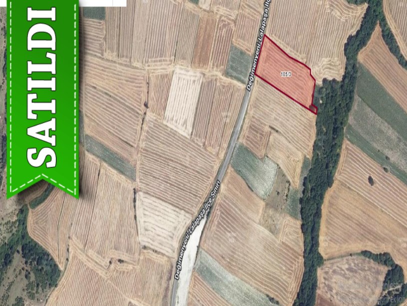 Edirne Merkez Suakacağı Köyü Satılık Arsa , 772 M2 Asfalt Caddeye Cephe Hisseli