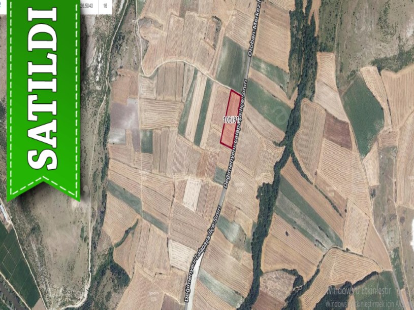 Edirne Merkez Suakacağı Köyü Satılık Arsa , 840 M2 Yolu Var Hisseli