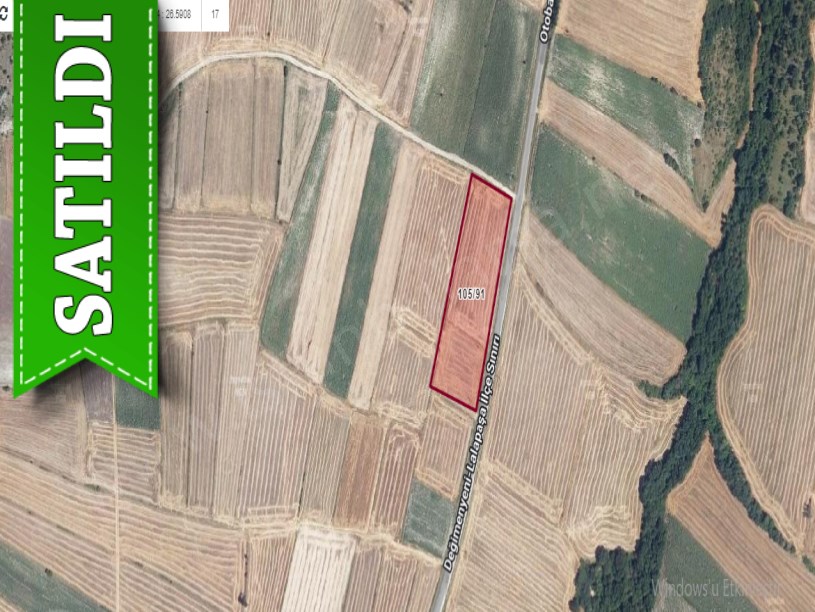 Edirne Merkez Suakacağı Köyü Satılık Arsa , 840 M2 Yolu Var Hisseli