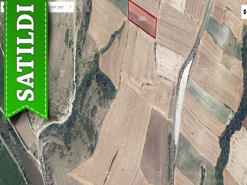 Edirne Merkez Suakacağı Köyü Satılık Arsa , 604 m2 Hisseli