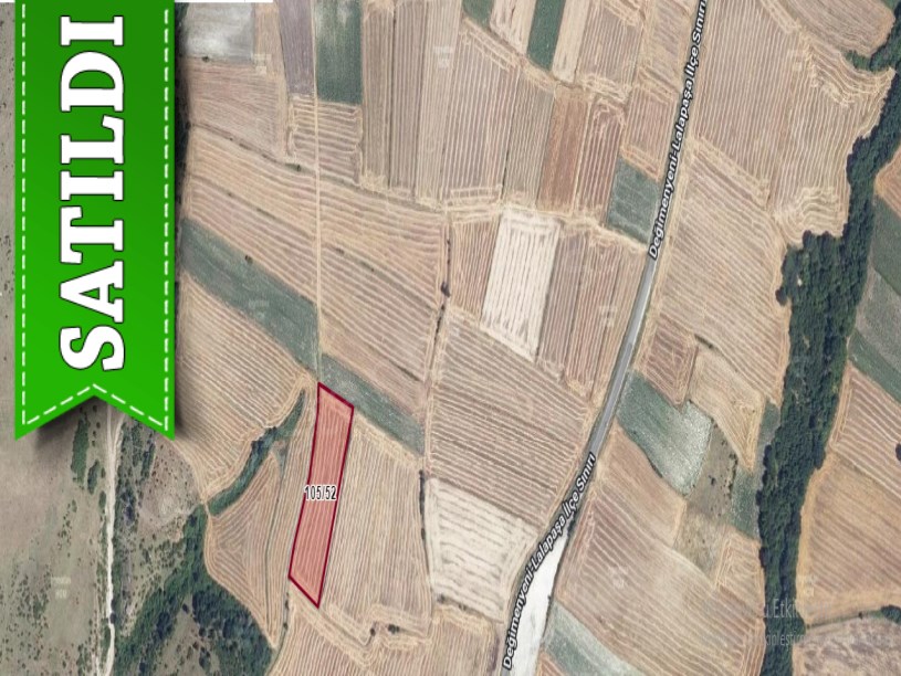 Edirne Merkez Suakacağı Köyü Satılık Arsa , 488 m2 Hisseli 