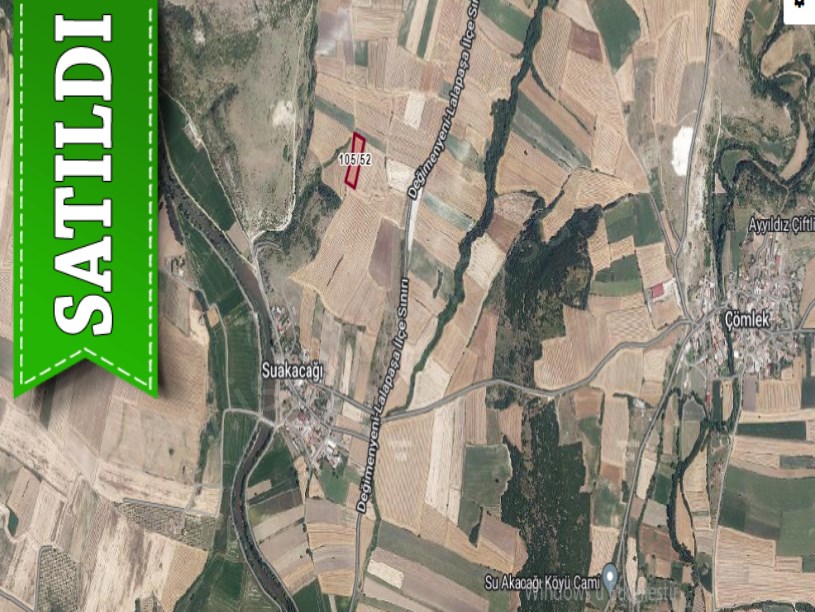 Edirne Merkez Suakacağı Köyü Satılık Arsa , 488 m2 Hisseli 