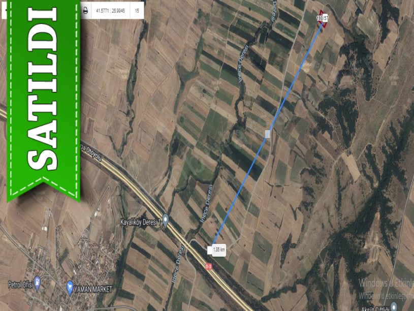 Kırklareli Babaeski Karahalil Köyünde Satılık Arsa , 565 m2 Hisseli 