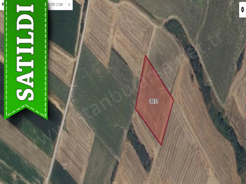 Kırklareli Babaeski Karahalil Köyünde Satılık Arsa , 565 m2 Hisseli 