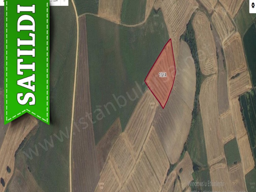 Kırklareli Babaeski Çiğdemli Köyü Satılık Arsa , 1,034 m2 Hisseli