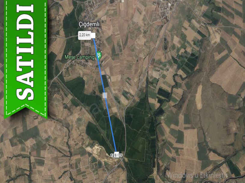 Kırklareli Babaeski Çiğdemli Köyü Satılık Arsa , 170 M2 Yolu Var Hisseli 
