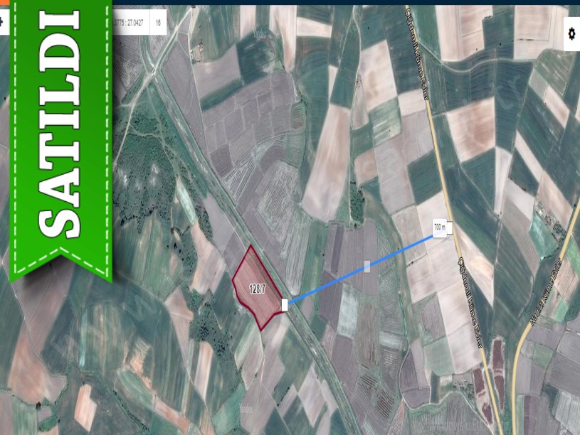 Kırklareli Babaeski Çiğdemli Köyü Satılık Arsa , 1,560 M2 Hisseli Yolu Var