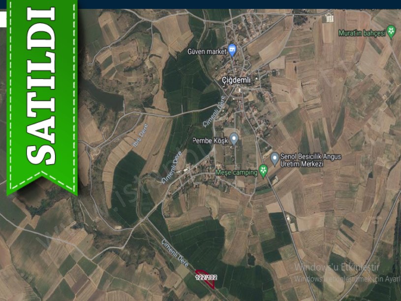 Kırklareli Babaeski Çiğdemli Köyü Satılık Arsa , 287 M2 Hisseli 
