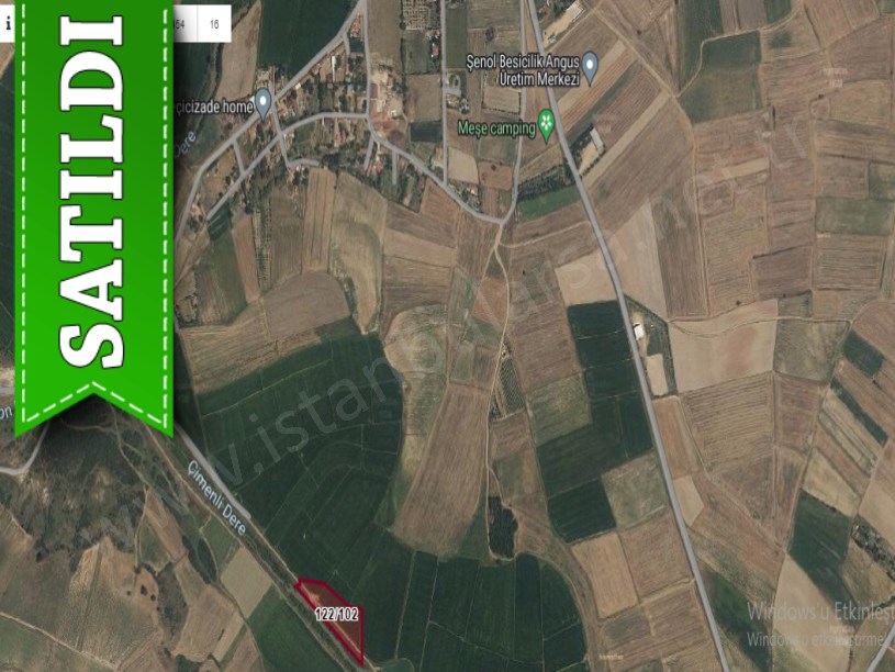 Kırklareli Babaeski Çiğdemli Köyü Satılık Arsa , 287 M2 Hisseli 