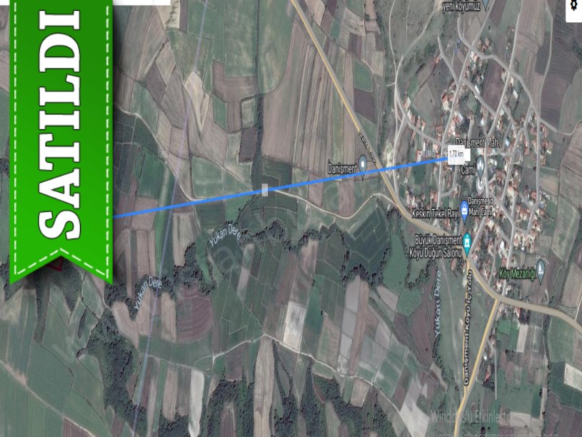 Tekirdağ Hayrabolu Danişmentte Satılık Arsa , 572 m2 Hisseli 