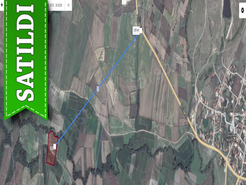 Tekirdağ Hayrabolu Danişmentte Satılık Arsa , 572 m2 Hisseli 