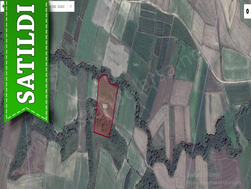 Tekirdağ Hayrabolu Danişmentte Satılık Arsa , 572 m2 Hisseli 